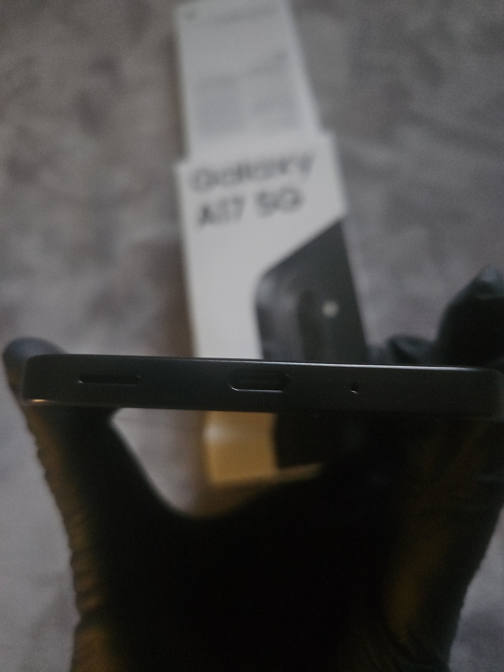 Samsung Black Galaxy Tablet/Phone Displayed with Charging Icon